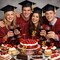 Graduation Decorations 2026-36 PCS Graduation Cupcake Toppers - 2026 Graduation Party Decorations - Mini Cake Decorations for Class of 2026,Diploma, 2026, Grad Cap Set (Red)